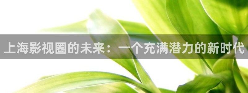 凡人歌在线观看策驰影院：上海影视圈的未来：一个充满潜力的新时代